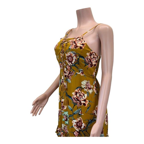 Xhilaration Women Maxi Sundress SZ S Floral Ruffle Tiered Strappy Sleeveless NWT - Picture 12 of 12